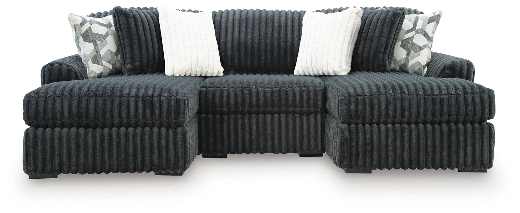 Midnight-Madness Sectional with Chaise