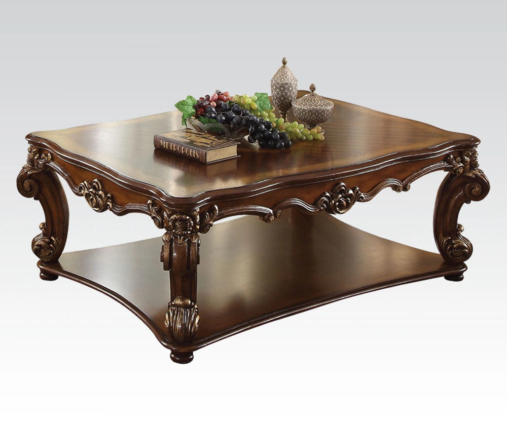 Acme Vendome Rectangular Coffee Table in Cherry 82000 | 3 Bros
