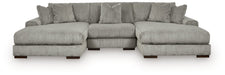 Lindyn Sectional with Double Chaise - 3 Bros Warehouse