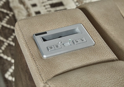 Next-Gen DuraPella Power Reclining Loveseat with Console - 3 Bros Warehouse