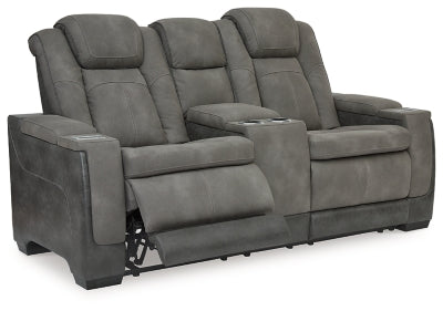 Next-Gen DuraPella Power Reclining Loveseat with Console - 3 Bros Warehouse