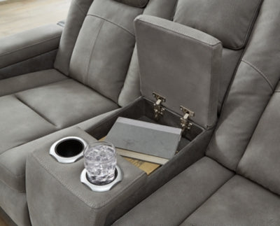 Next-Gen DuraPella Power Reclining Loveseat with Console - 3 Bros Warehouse