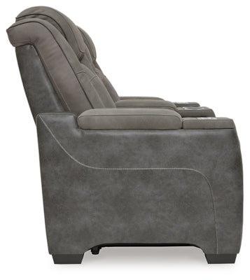 Next-Gen DuraPella Power Reclining Loveseat with Console - 3 Bros Warehouse