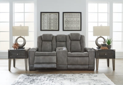 Next-Gen DuraPella Power Reclining Loveseat with Console - 3 Bros Warehouse