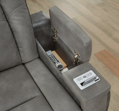 Next-Gen DuraPella Power Reclining Loveseat with Console - 3 Bros Warehouse