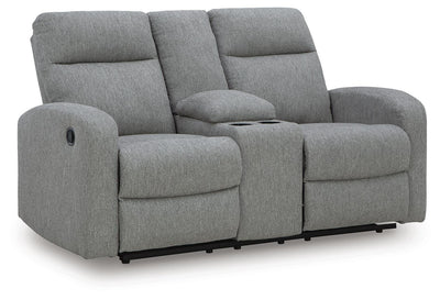 Gauntlet Reclining Loveseat with Console - 3 Bros Warehouse