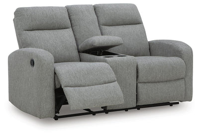 Gauntlet Reclining Loveseat with Console - 3 Bros Warehouse