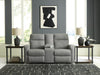 Gauntlet Reclining Loveseat with Console - 3 Bros Warehouse