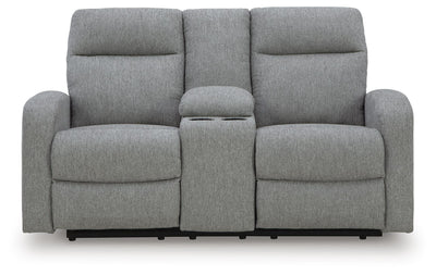 Gauntlet Reclining Loveseat with Console - 3 Bros Warehouse