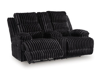 Rhine Falls Reclining Loveseat with Console - 3 Bros Warehouse