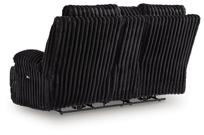 Rhine Falls Reclining Loveseat with Console - 3 Bros Warehouse