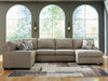Newellen Sectional with Chaise - 3 Bros Warehouse