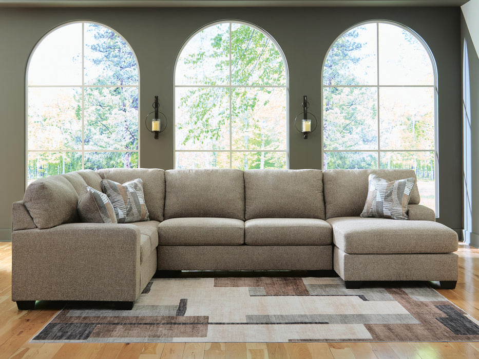 Newellen Sectional with Chaise - 3 Bros Warehouse