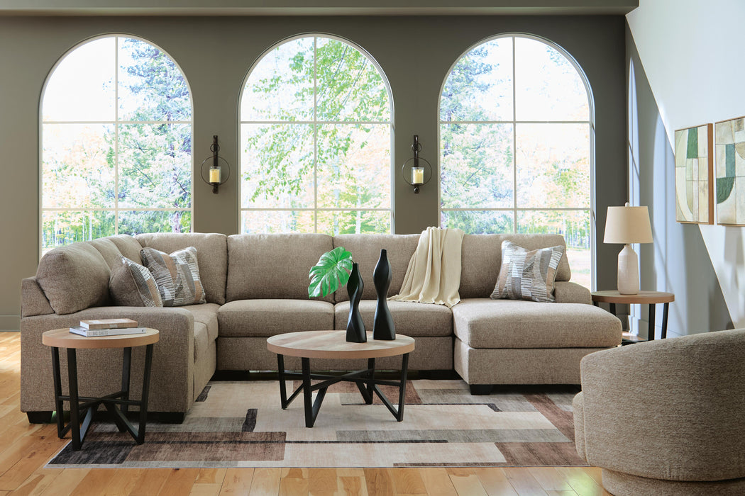 Newellen Sectional with Chaise - 3 Bros Warehouse