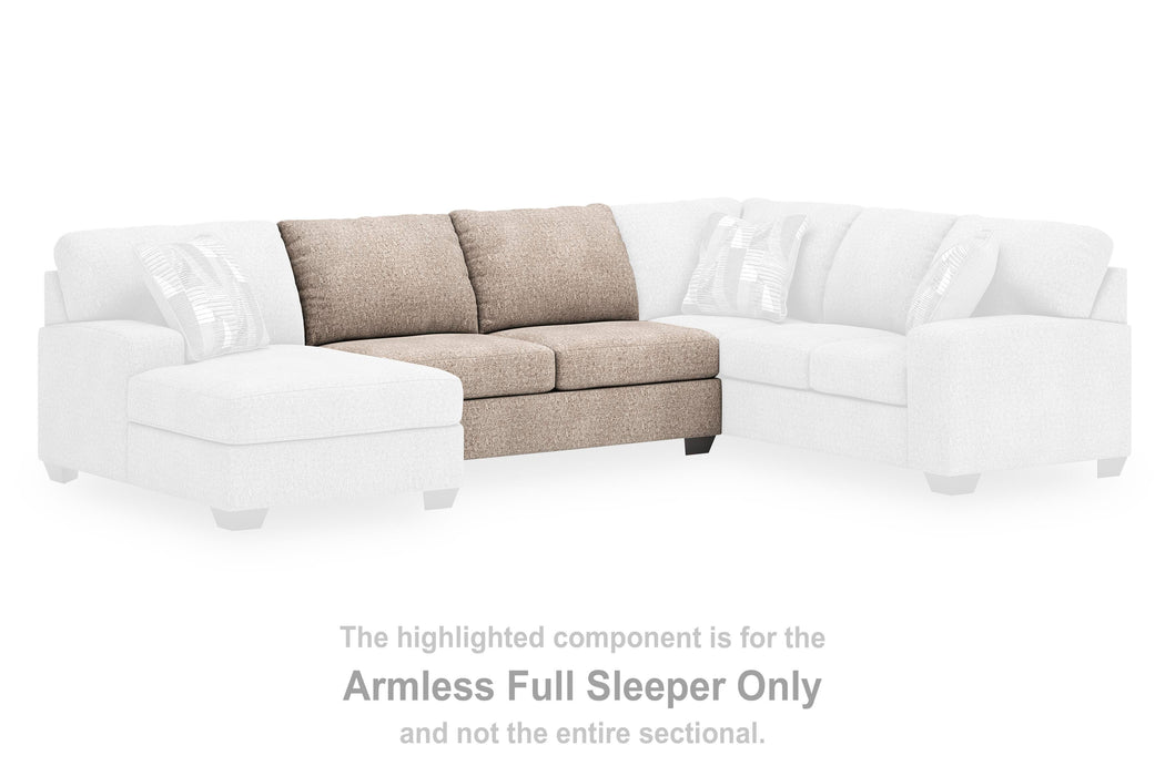 Newellen Sleeper Sectional with Chaise - 3 Bros Warehouse
