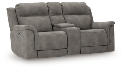 Next-Gen DuraPella Power Reclining Loveseat with Console - 3 Bros Warehouse