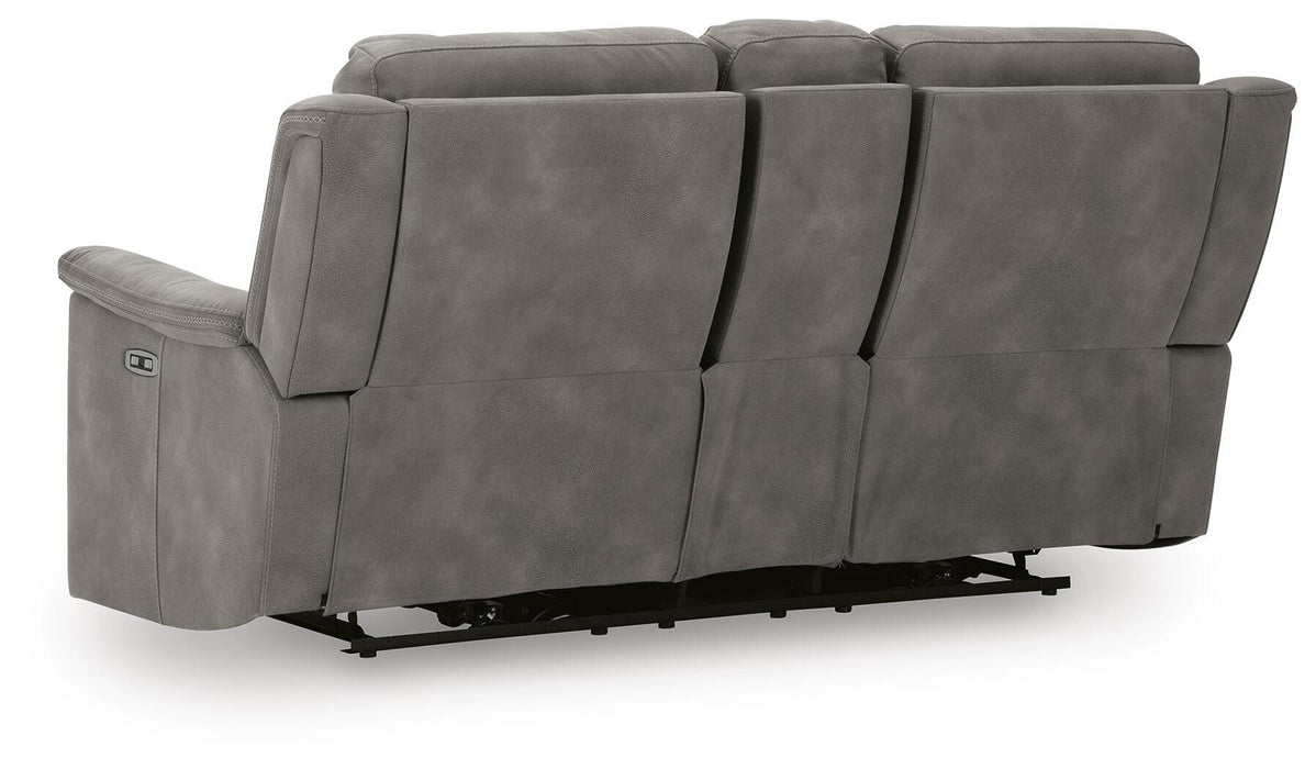 Next-Gen DuraPella Power Reclining Loveseat with Console - 3 Bros Warehouse