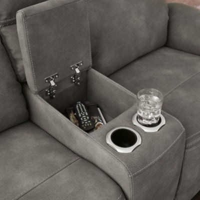 Next-Gen DuraPella Power Reclining Loveseat with Console - 3 Bros Warehouse