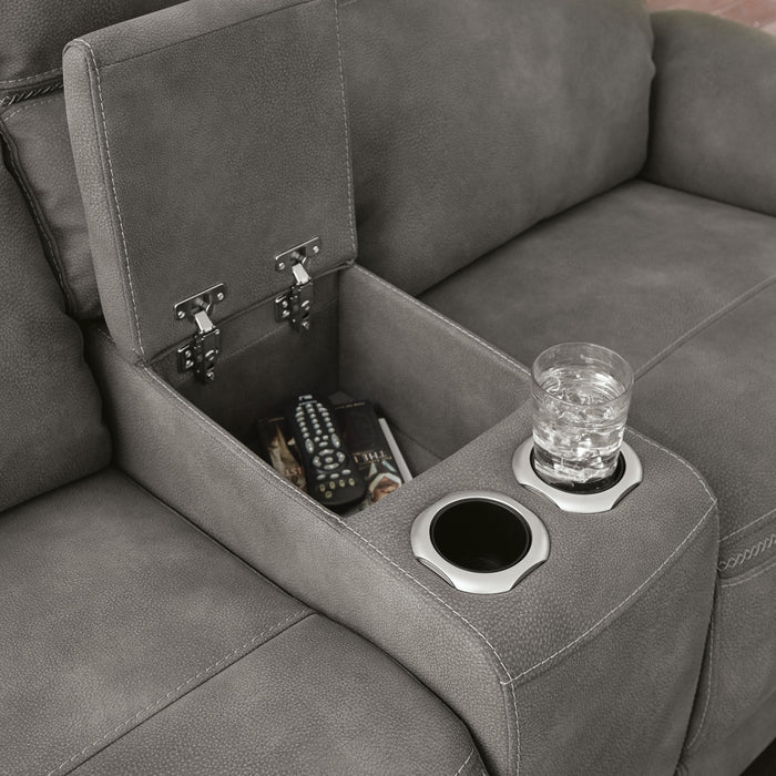 Next-Gen DuraPella Power Reclining Loveseat with Console - 3 Bros Warehouse