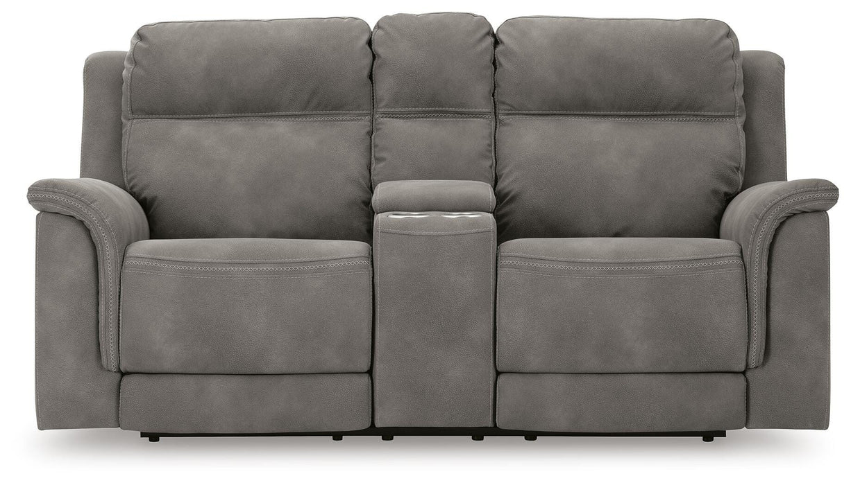 Next-Gen DuraPella Power Reclining Loveseat with Console - 3 Bros Warehouse