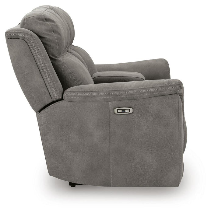 Next-Gen DuraPella Power Reclining Loveseat with Console - 3 Bros Warehouse