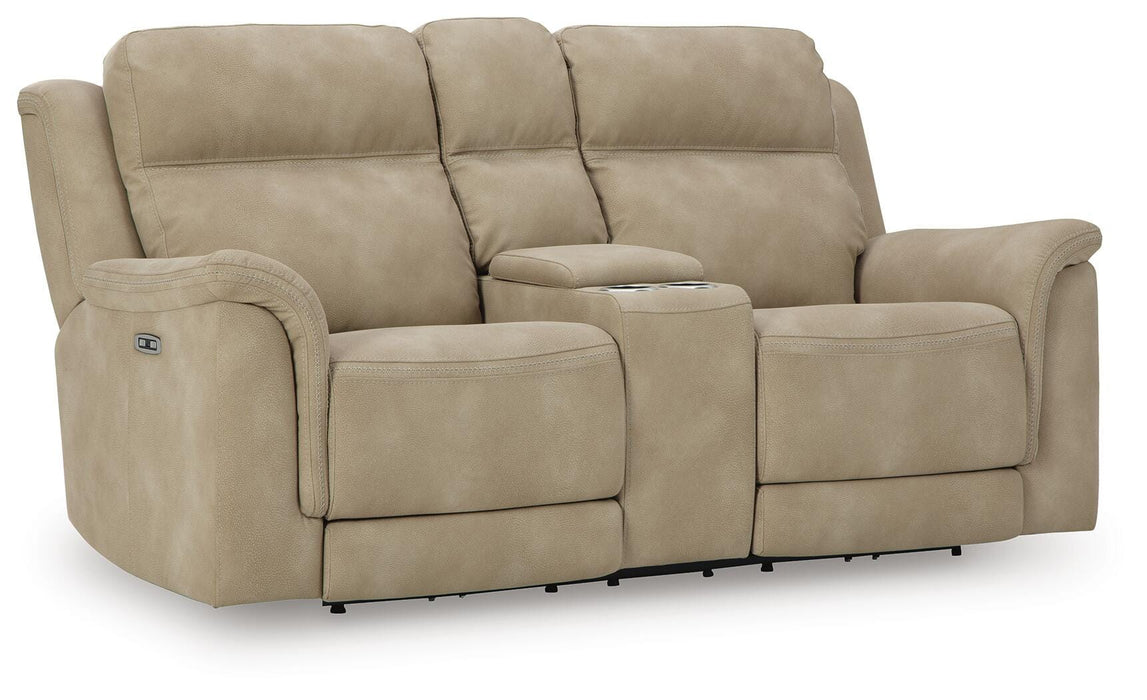 Next-Gen DuraPella Power Reclining Loveseat with Console - 3 Bros Warehouse
