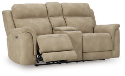 Next-Gen DuraPella Power Reclining Loveseat with Console - 3 Bros Warehouse