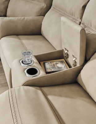 Next-Gen DuraPella Power Reclining Loveseat with Console - 3 Bros Warehouse