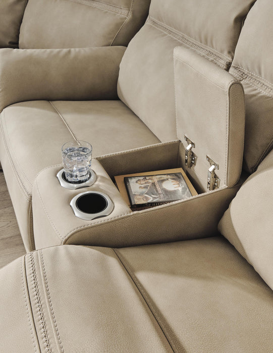 Next-Gen DuraPella Power Reclining Loveseat with Console - 3 Bros Warehouse
