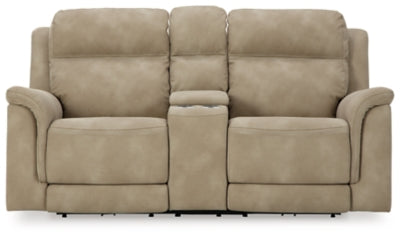 Next-Gen DuraPella Power Reclining Loveseat with Console - 3 Bros Warehouse