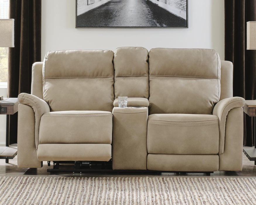 Next-Gen DuraPella Power Reclining Loveseat with Console - 3 Bros Warehouse