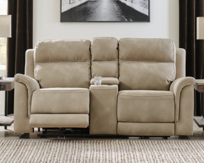 Next-Gen DuraPella Power Reclining Loveseat with Console - 3 Bros Warehouse