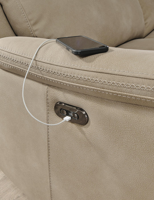 Next-Gen DuraPella Power Reclining Loveseat with Console - 3 Bros Warehouse