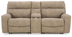 Next-Gen DuraPella Power Reclining Sectional Loveseat with Console - 3 Bros Warehouse