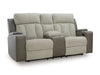 WhipLash Power Reclining Loveseat with Console - 3 Bros Warehouse