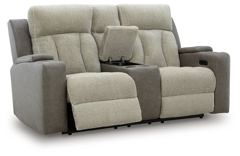 WhipLash Power Reclining Loveseat with Console - 3 Bros Warehouse