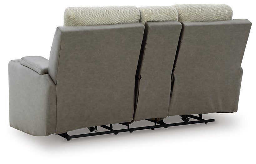 WhipLash Power Reclining Loveseat with Console - 3 Bros Warehouse