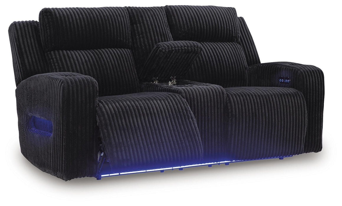 Forest Lake Power Reclining Loveseat with Console - 3 Bros Warehouse