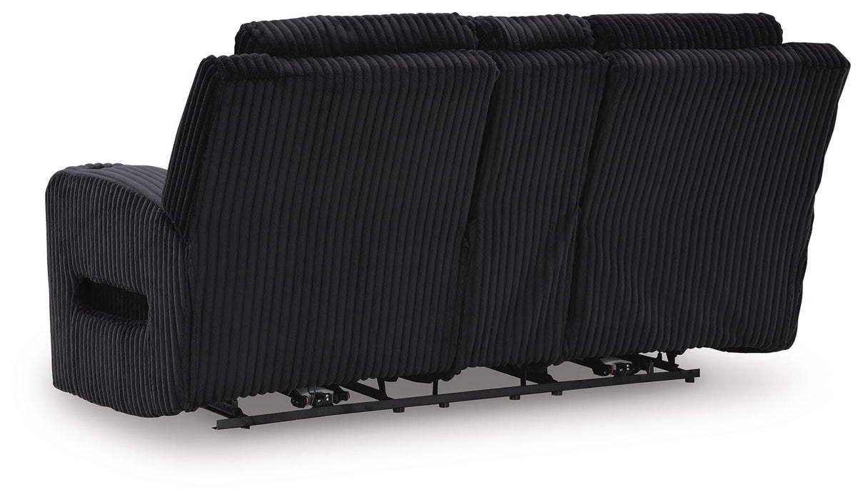 Forest Lake Power Reclining Loveseat with Console - 3 Bros Warehouse