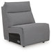 Modmax II Power Reclining Sectional with Audio Consoles - 3 Bros Warehouse