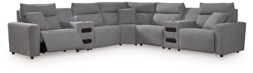 Modmax II Power Reclining Sectional with Audio Consoles - 3 Bros Warehouse