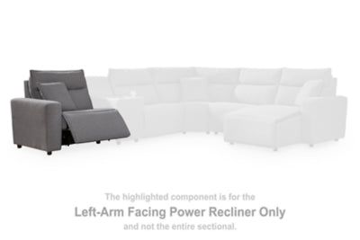 Modmax II Power Reclining Sectional with Audio Consoles - 3 Bros Warehouse