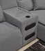Modmax II Power Reclining Sectional with Audio Consoles - 3 Bros Warehouse
