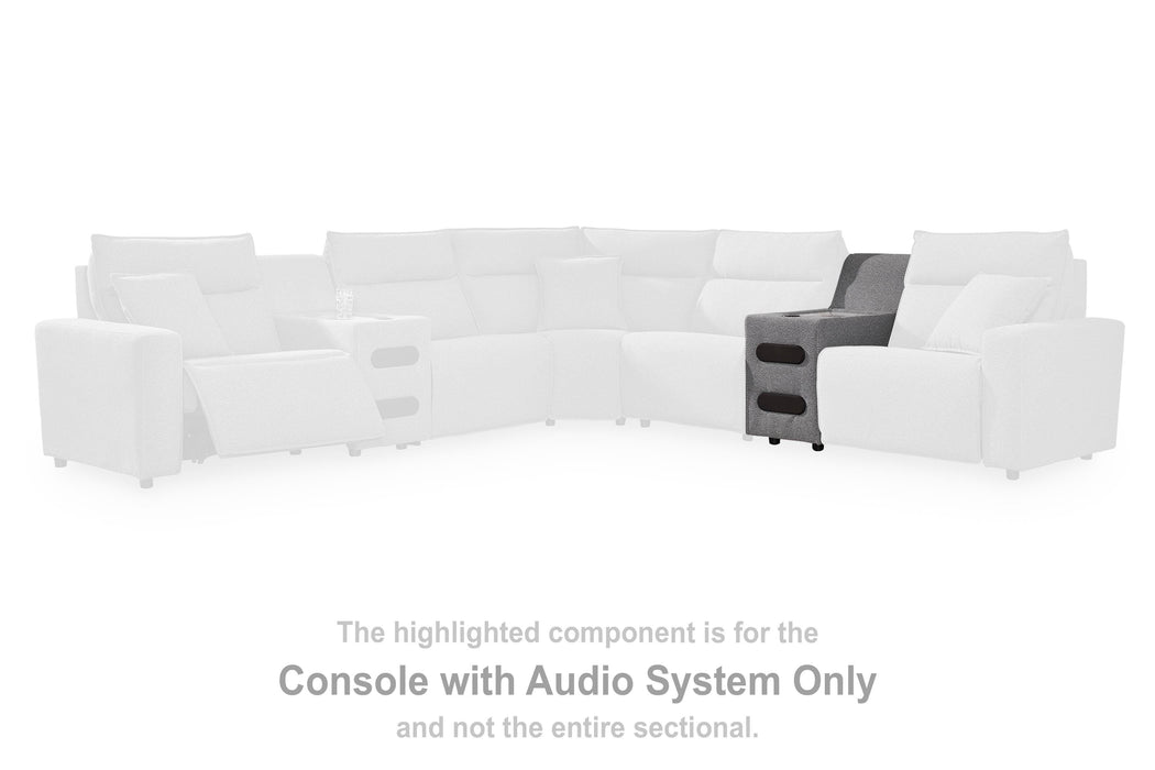 Modmax II Power Reclining Sectional with Audio Consoles - 3 Bros Warehouse