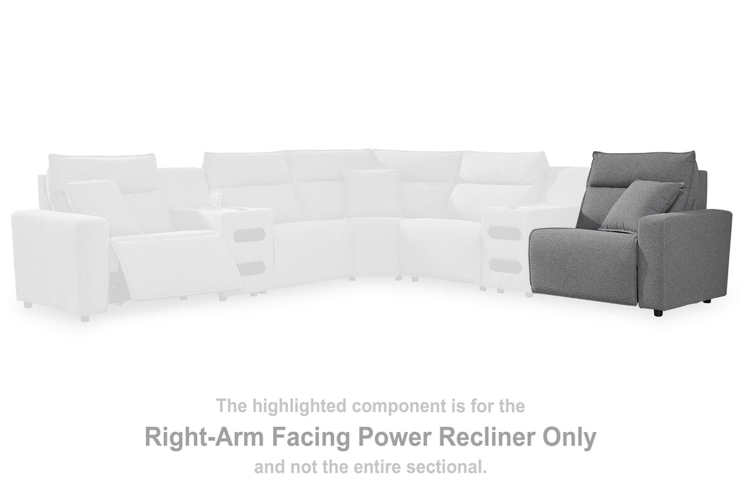 Modmax II Power Reclining Sectional with Audio Consoles - 3 Bros Warehouse