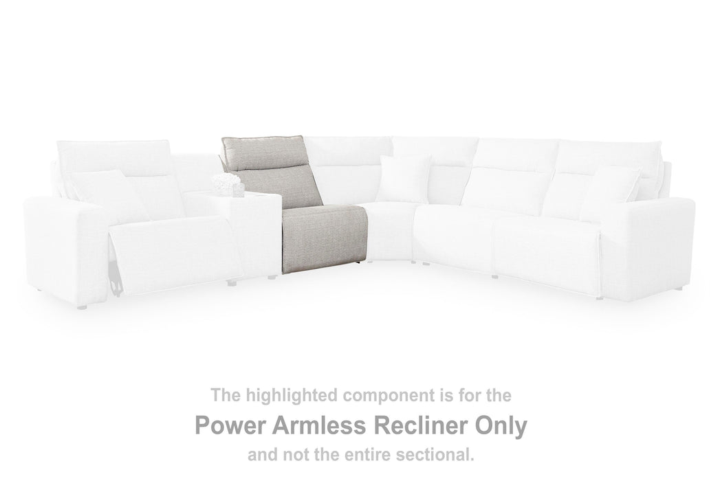 Modmax II Power Reclining Sectional with Audio Consoles - 3 Bros Warehouse