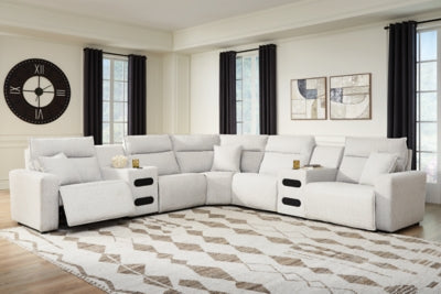 Modmax II Power Reclining Sectional with Audio Consoles - 3 Bros Warehouse