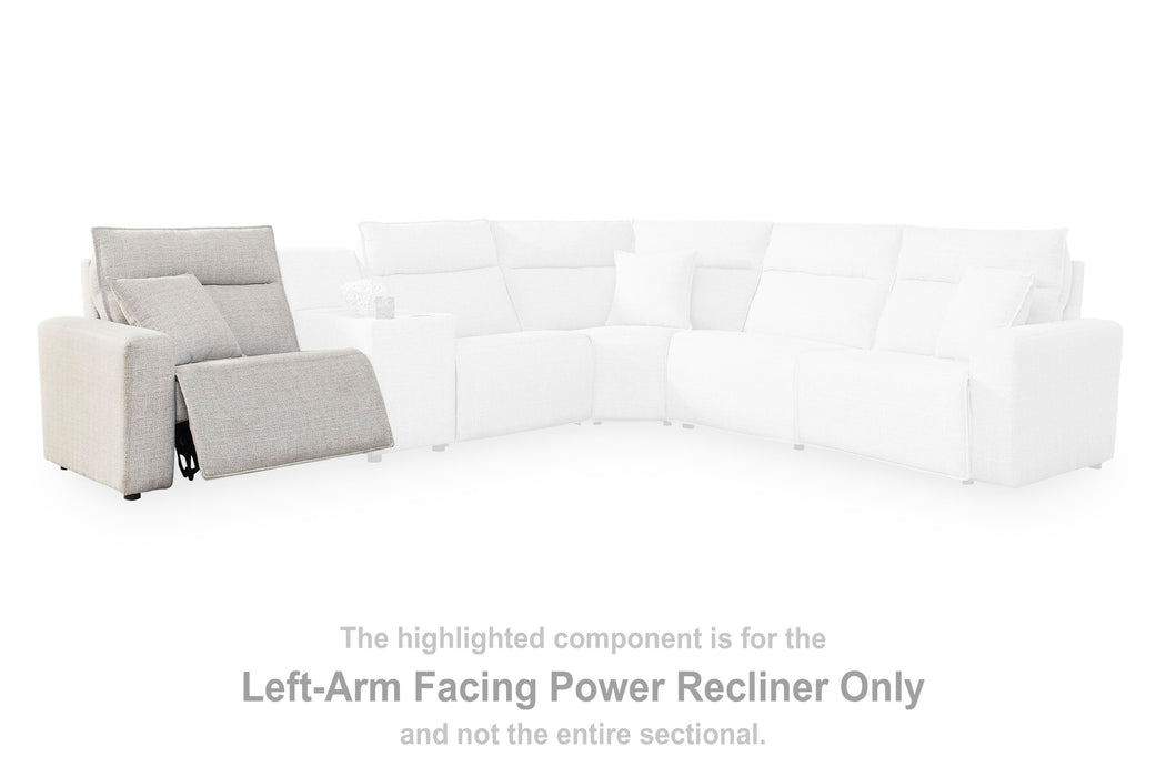Modmax II Power Reclining Sectional with Audio Consoles - 3 Bros Warehouse