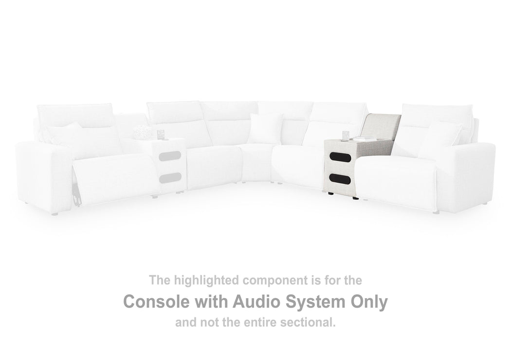Modmax II Power Reclining Sectional with Audio Consoles - 3 Bros Warehouse