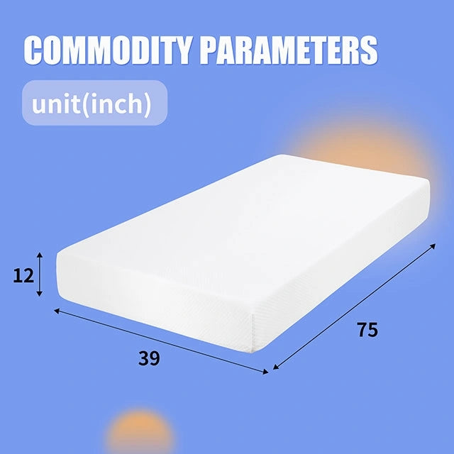 Artemisia 8" & 12" Twin XL Extra Long Memory Foam Mattress